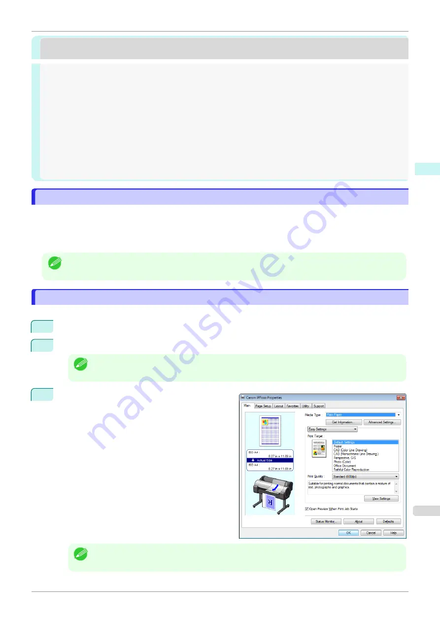 Canon imagePROGRAF iPF770 User Manual Download Page 169