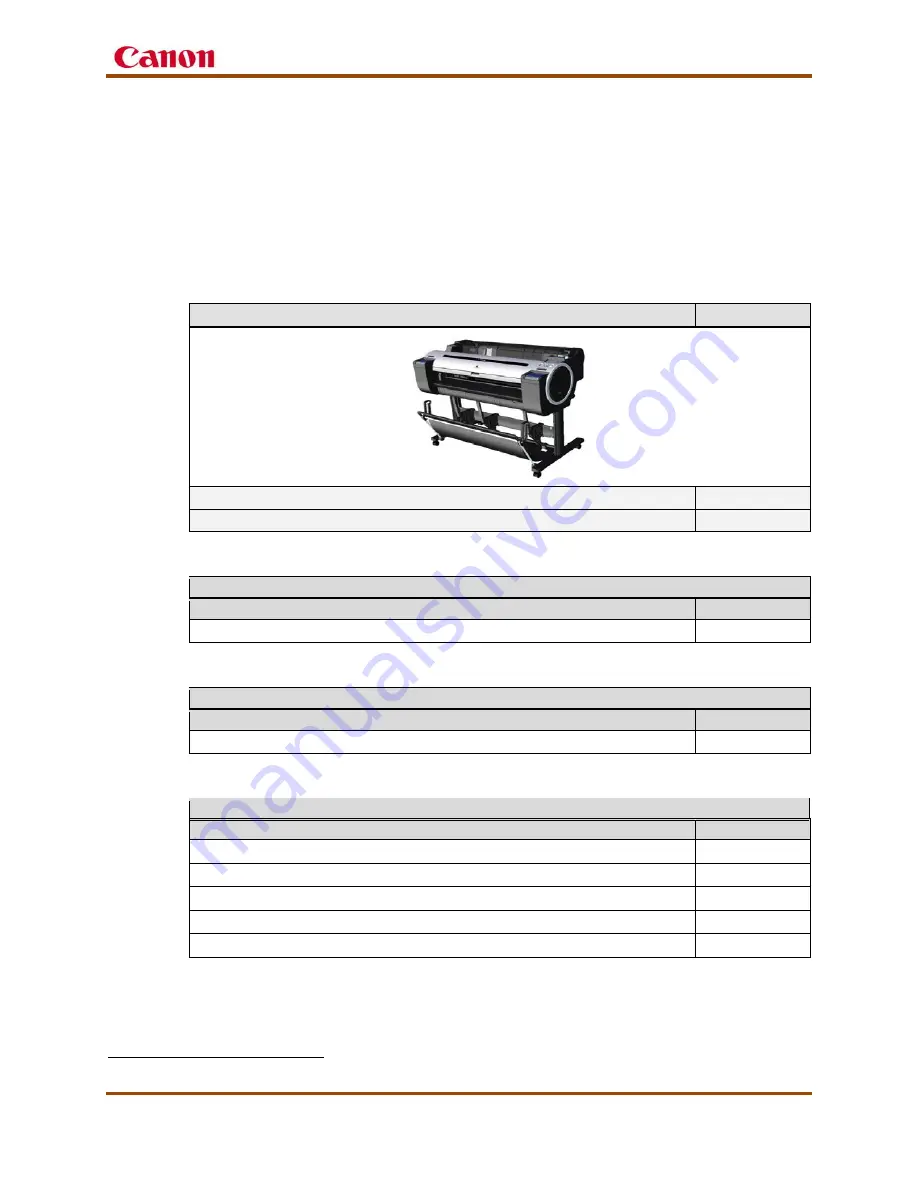 Canon imagePROGRAF iPF780 Service Manual Download Page 10