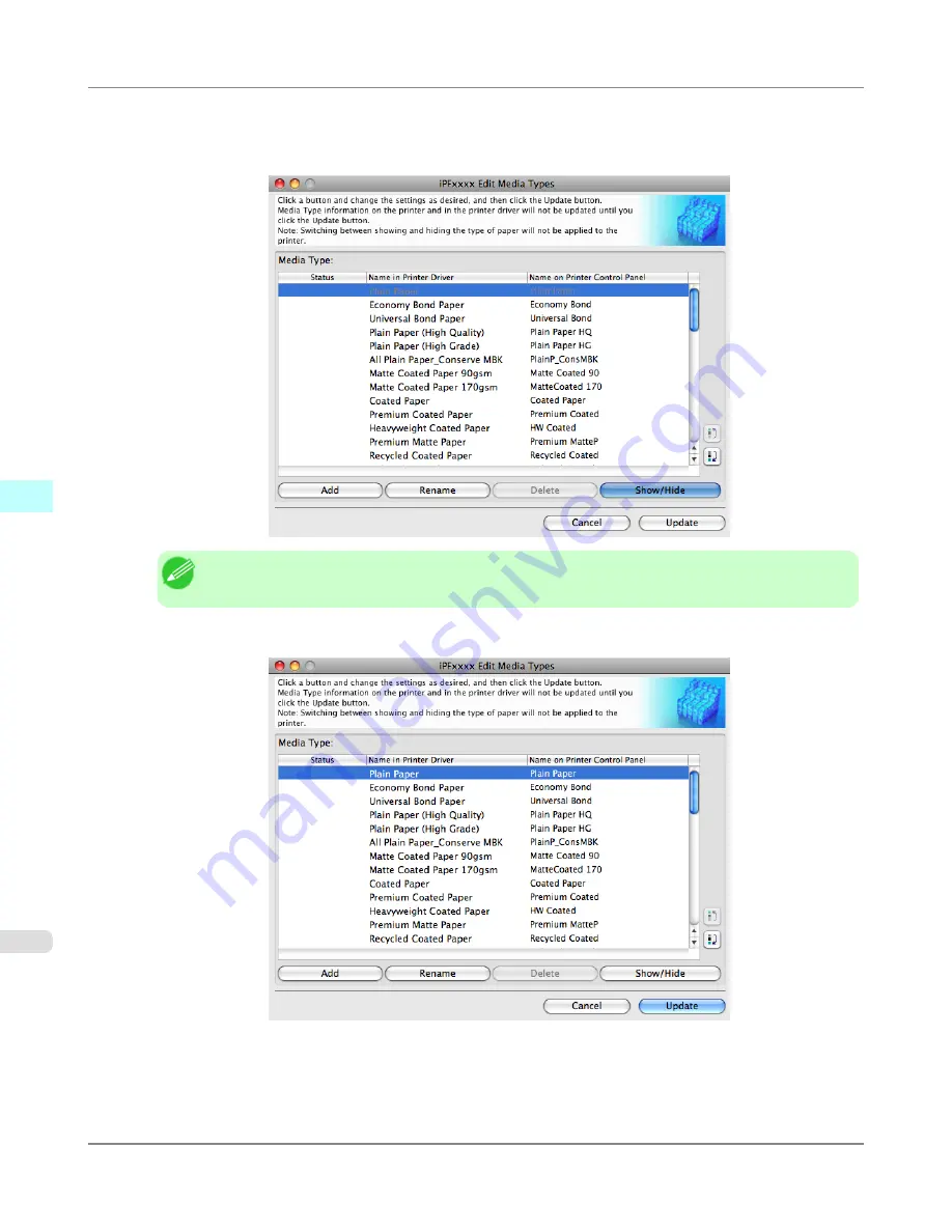 Canon imagePROGRAF iPF825 MFP Basic Guide No.1 User Manual Download Page 578