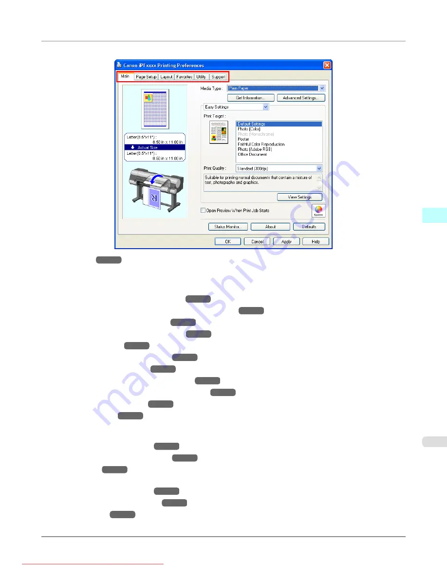 Canon imagePROGRAF iPF8300 User Manual Download Page 215