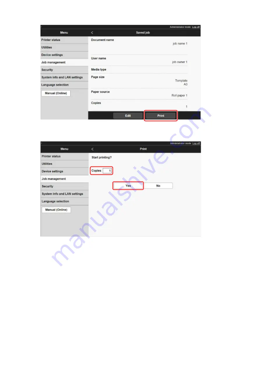 Canon imagePROGRAF TX-2000 Online Manual Download Page 778