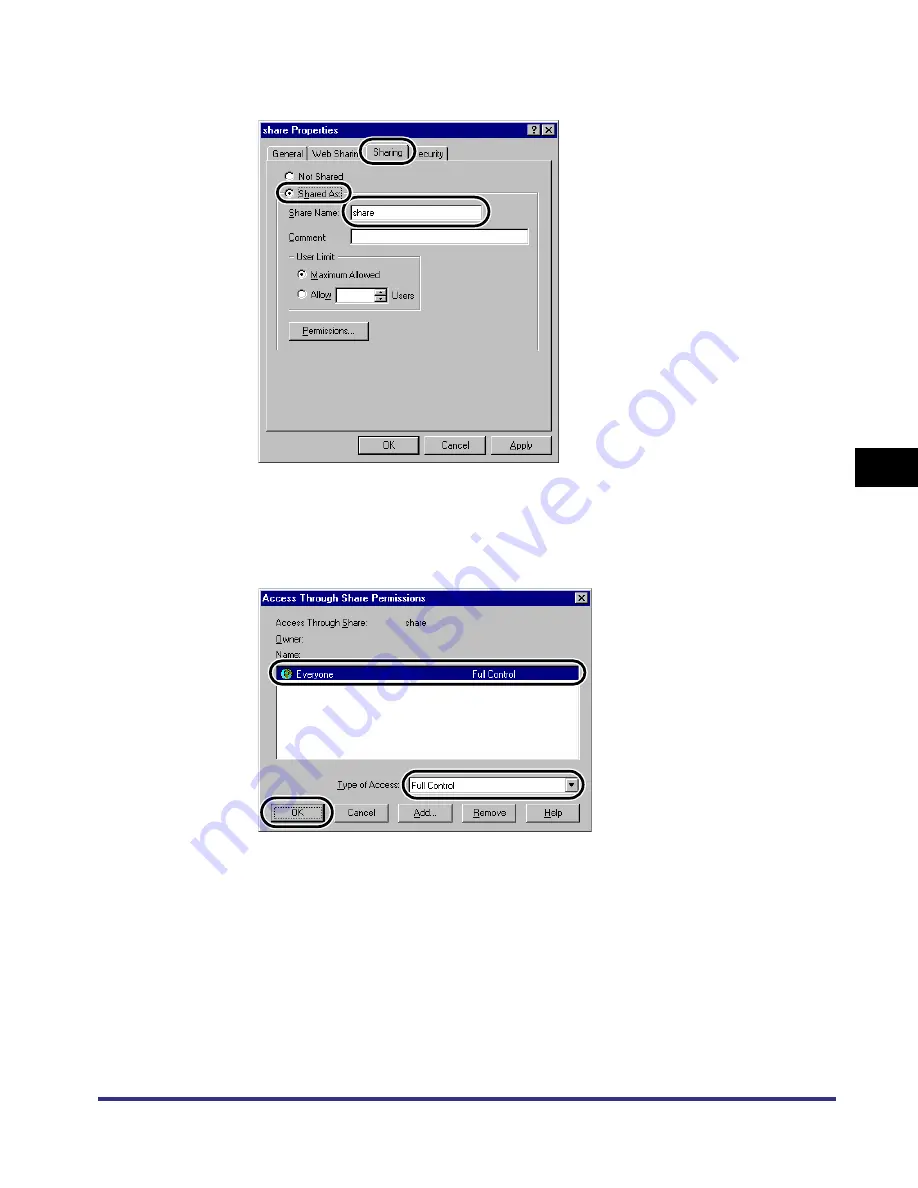 Canon imageRUNNER 105 Network Manual Download Page 147