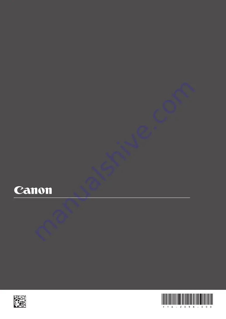 Canon imageRUNNER 2006N Скачать руководство пользователя страница 20