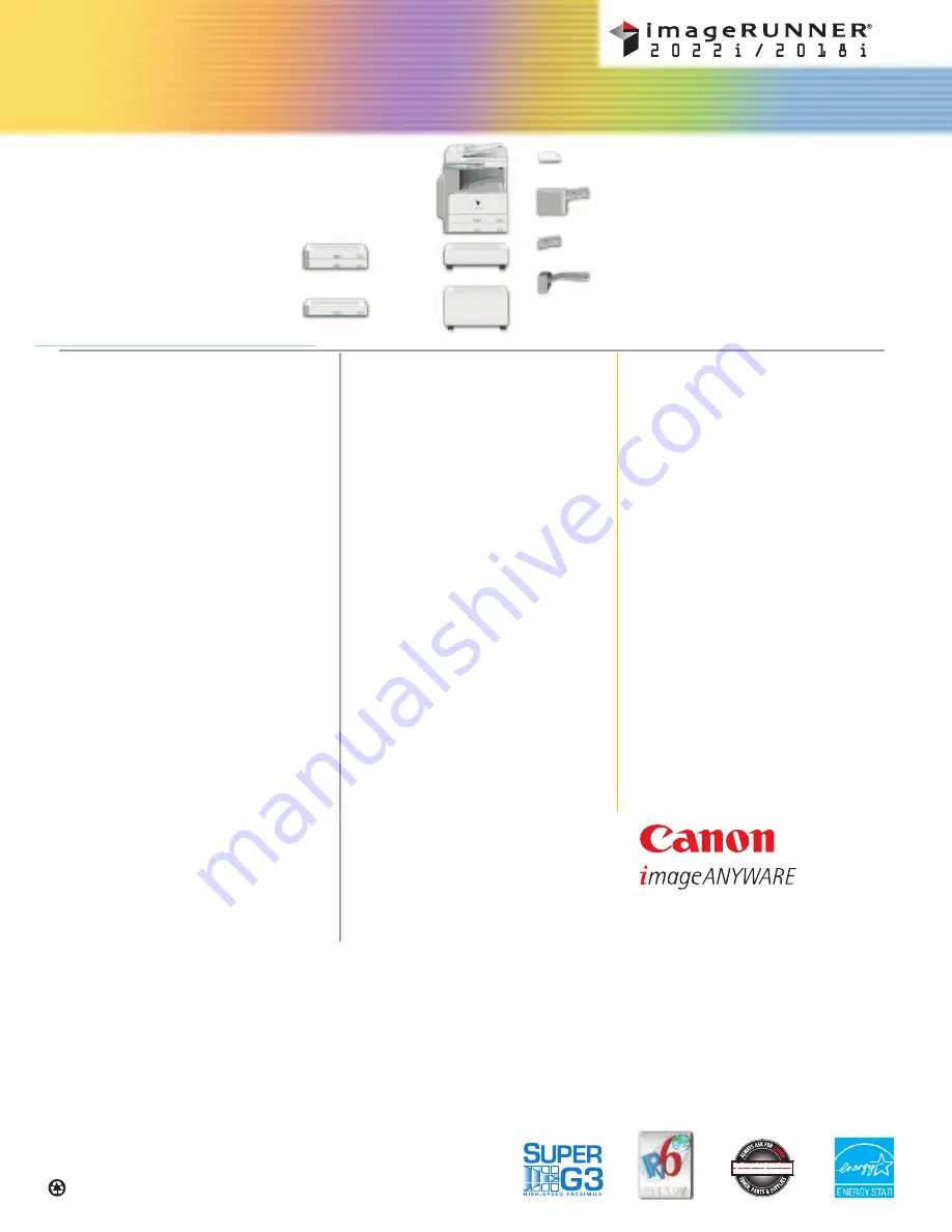 Canon iMAGERUNNER 2018i Скачать руководство пользователя страница 8