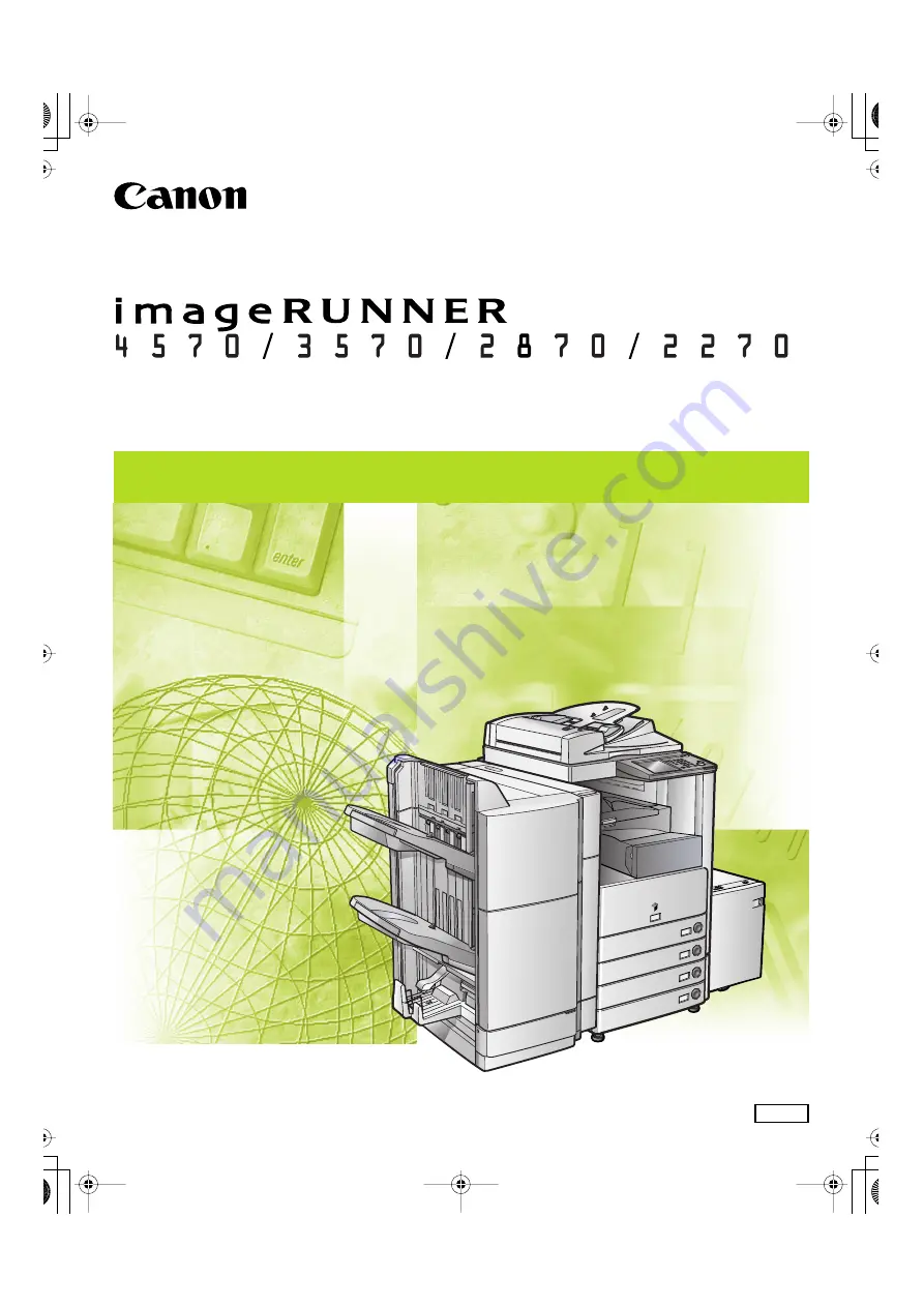 Canon imageRUNNER 2270 Network Manual Download Page 1