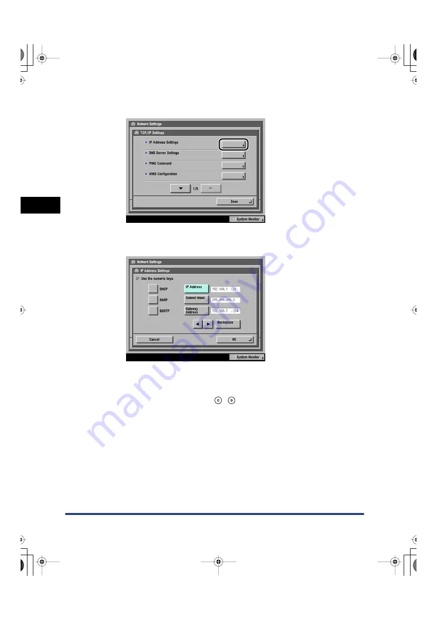 Canon imageRUNNER 2270 Network Manual Download Page 52