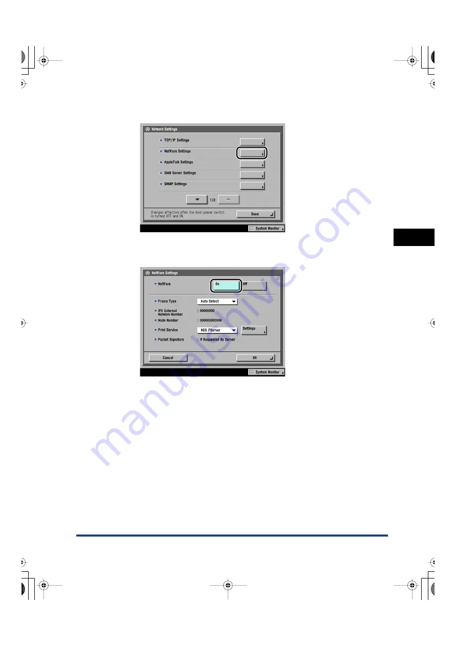 Canon imageRUNNER 2270 Network Manual Download Page 147