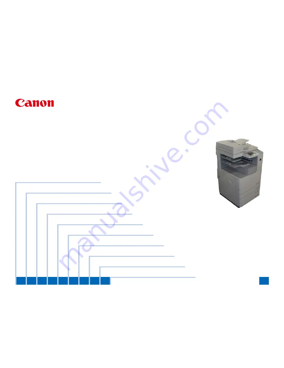 Canon imageRUNNER 2520 Скачать руководство пользователя страница 1