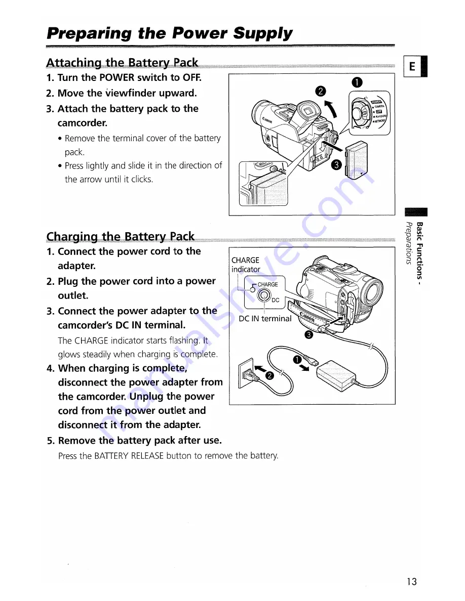 Canon imageRunner 60 Instruction Manual Download Page 14