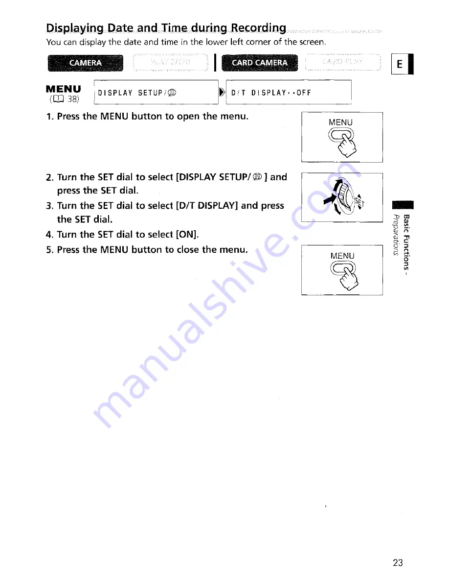 Canon imageRunner 60 Instruction Manual Download Page 24