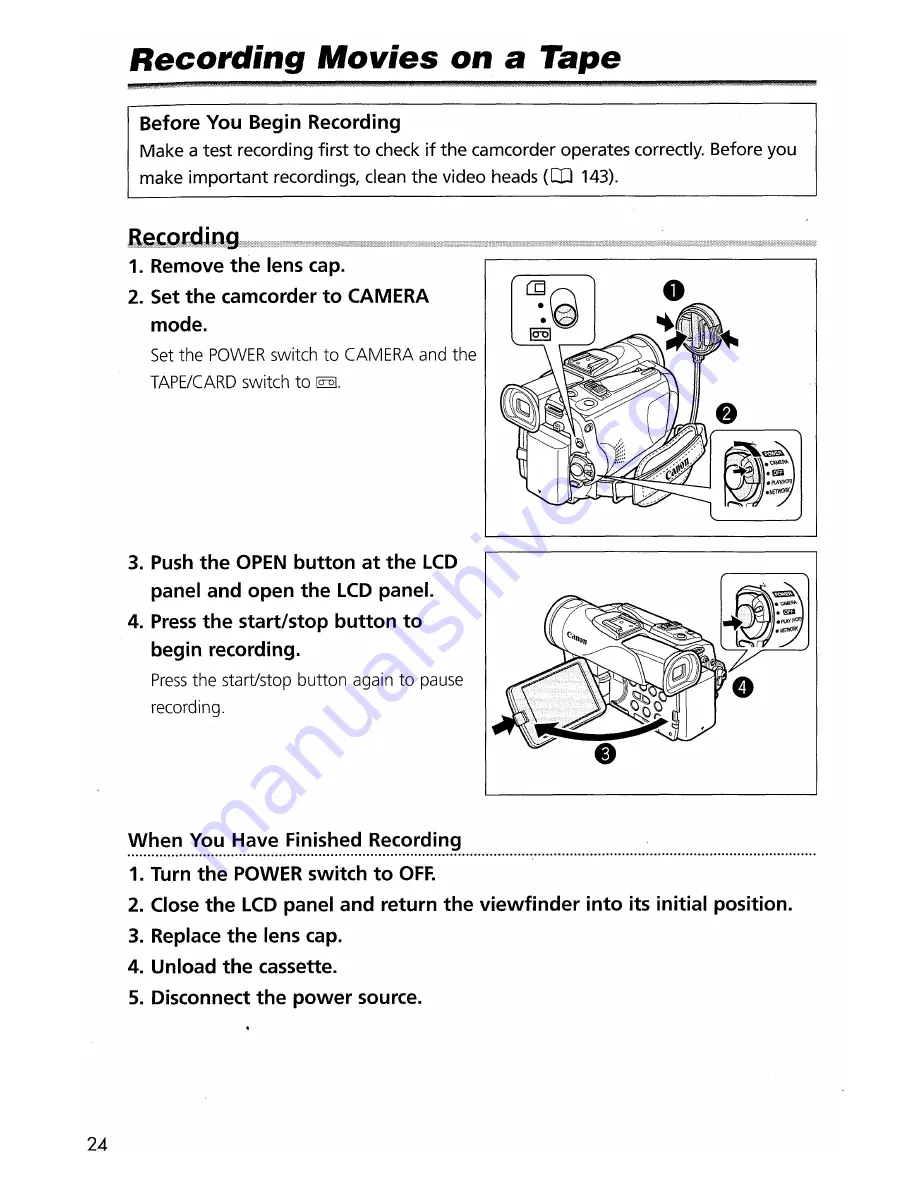 Canon imageRunner 60 Instruction Manual Download Page 25