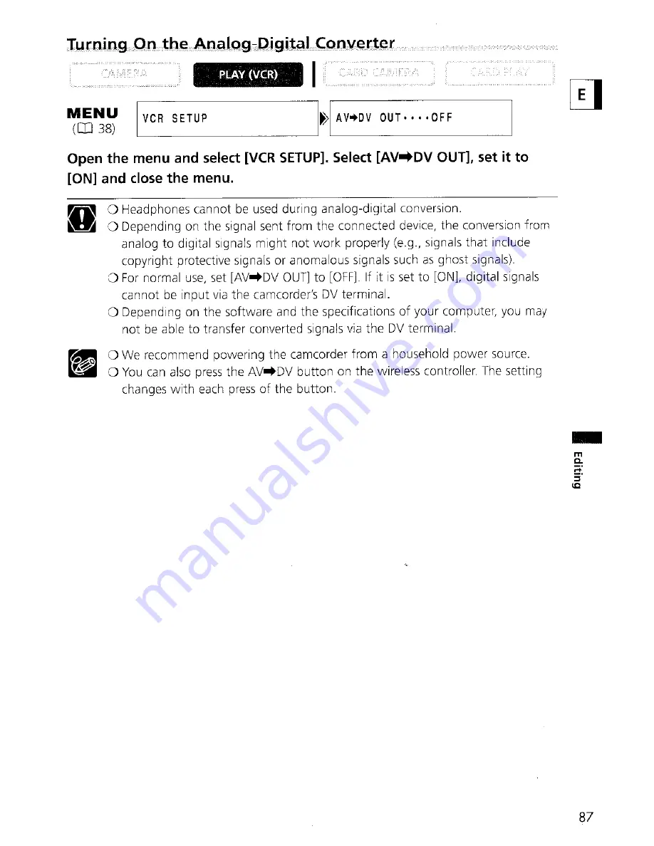 Canon imageRunner 60 Instruction Manual Download Page 88