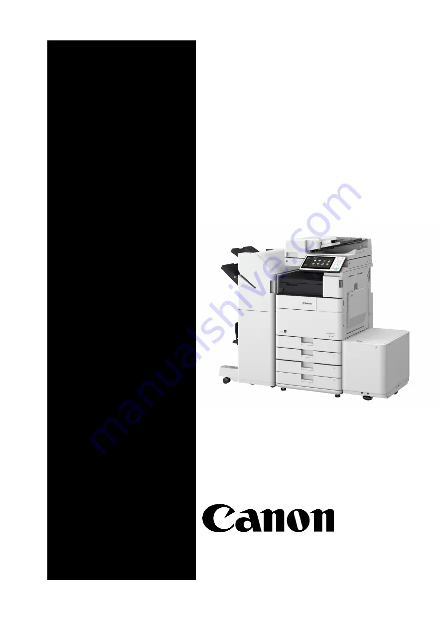 Canon imagerunner advance 4525i Service Manual Download Page 1