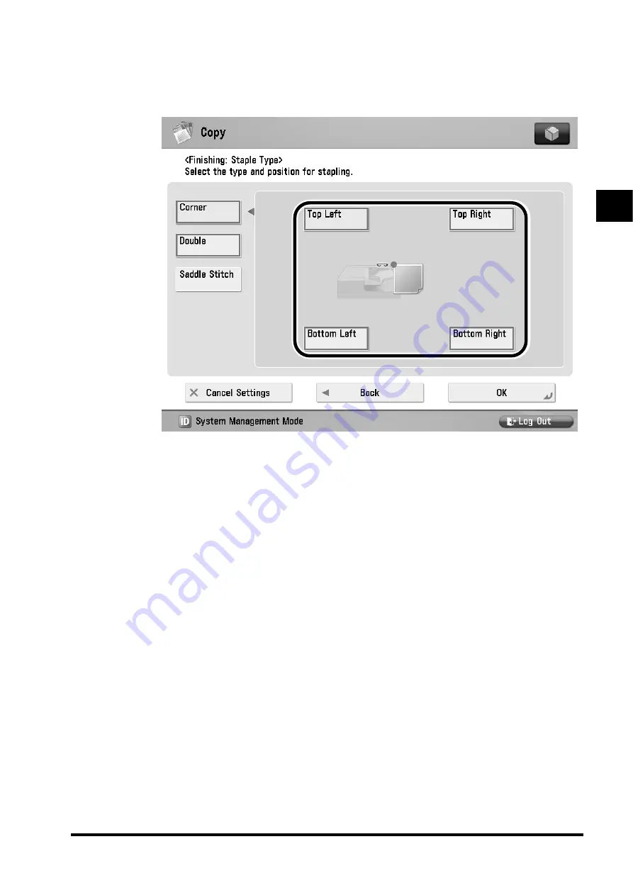 Canon imageRUNNER ADVANCE 6055 User Manual Download Page 263