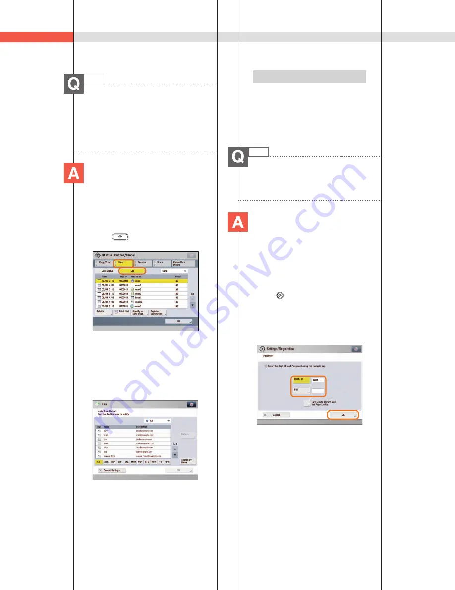 Canon imagerunner advance 8205 Operation Manual Download Page 256