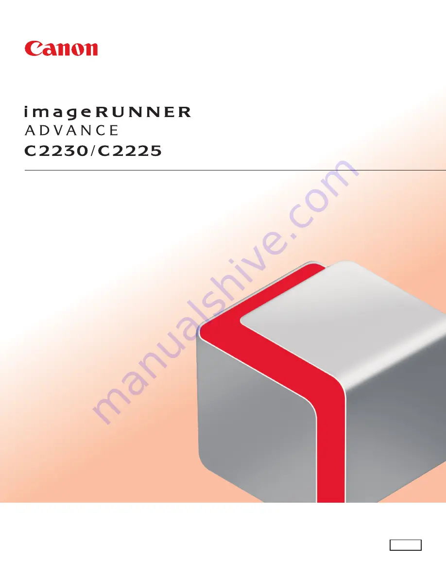 Canon imageRUNNER ADVANCE C2225 Basic Operation Gude Download Page 1