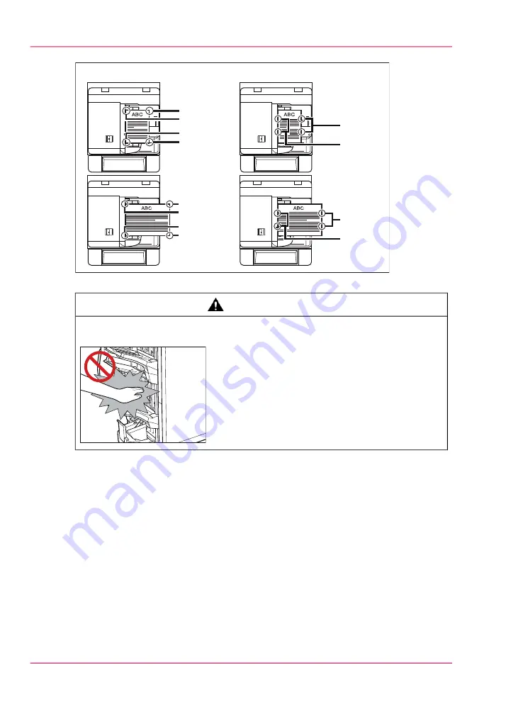 Canon imageRUNNER ADVANCE C9065S PRO Operating Information Manual Download Page 38