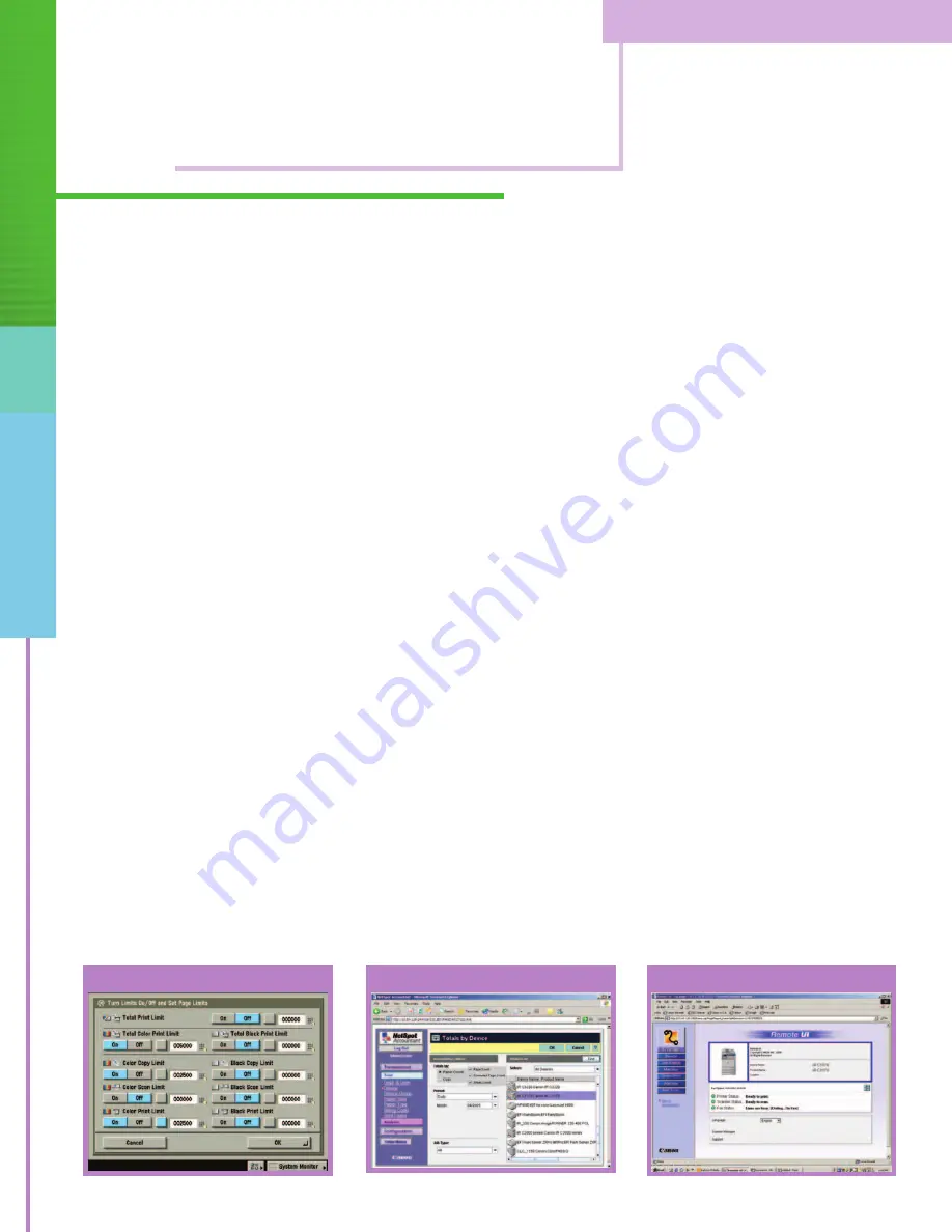 Canon imageRUNNER C3170 series Datasheet Download Page 10