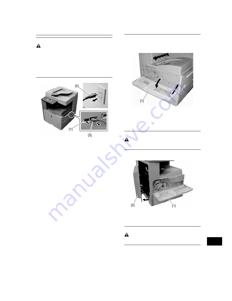 Canon INNER 2-WAY TRAY-E1 Installation Procedure Download Page 39