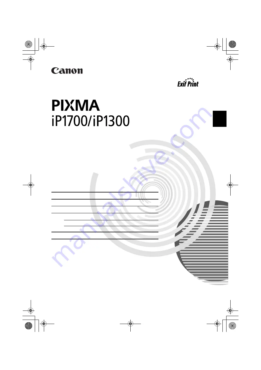 Canon iP1700 - PIXMA Color Inkjet Printer Quick Start Manual Download Page 139