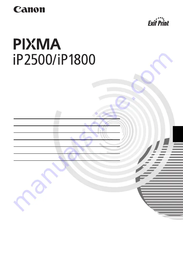 Canon iP1800 - PIXMA Color Inkjet Printer Quick Start Manual Download Page 73