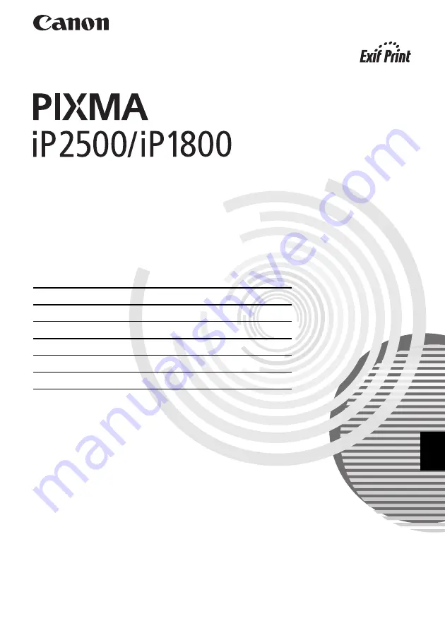 Canon iP1800 - PIXMA Color Inkjet Printer Quick Start Manual Download Page 103