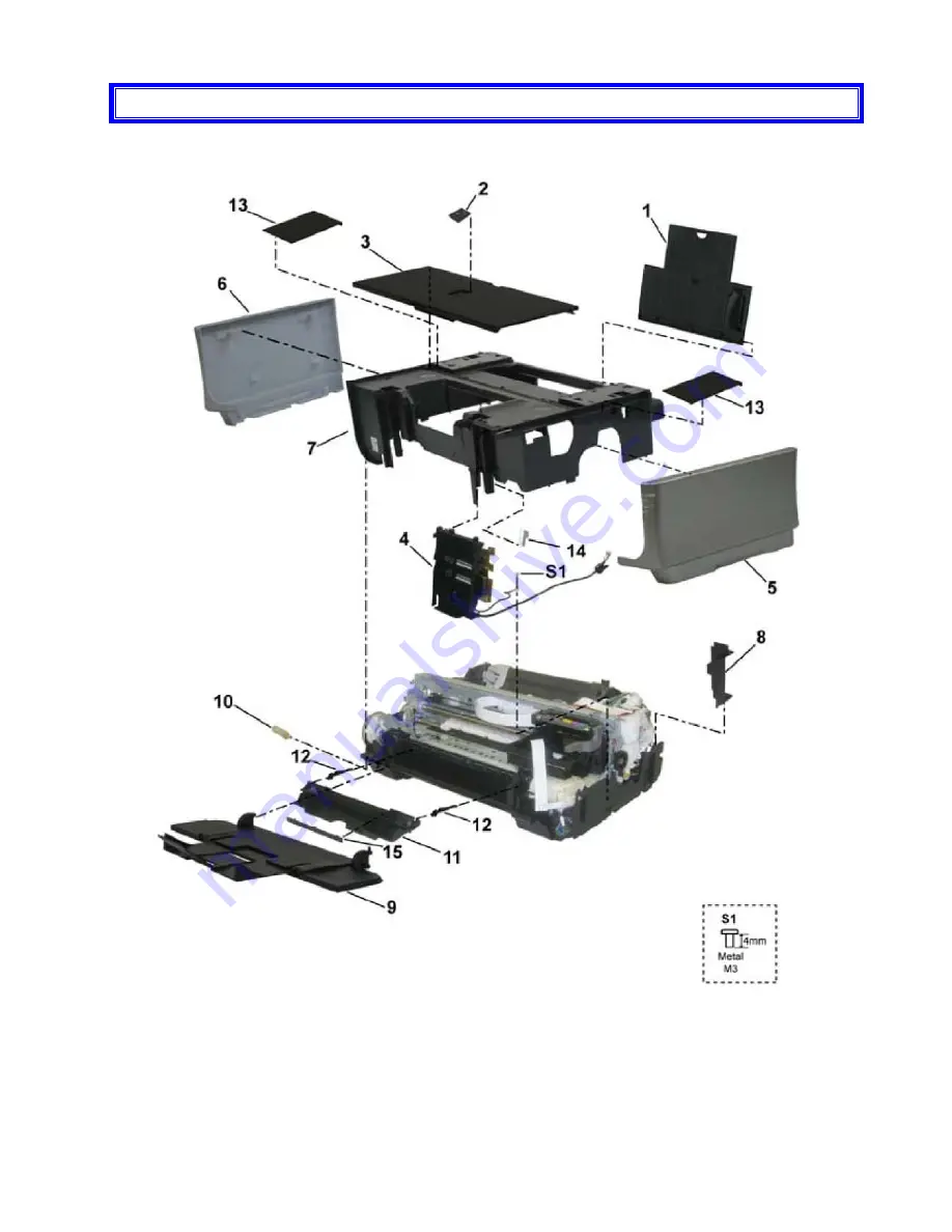 Canon iP4500 - PIXMA Color Inkjet Printer Simplified Service Manual Download Page 33