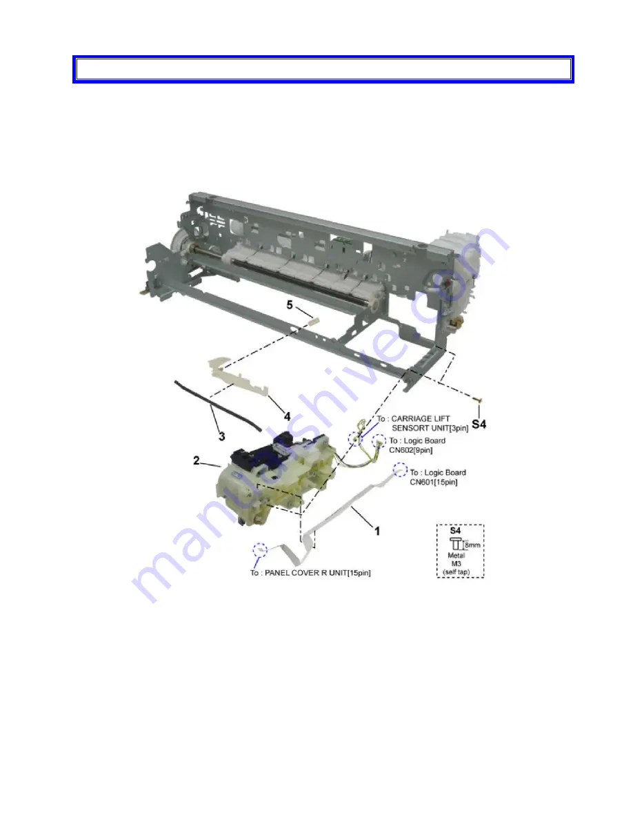 Canon iP4500 - PIXMA Color Inkjet Printer Simplified Service Manual Download Page 45