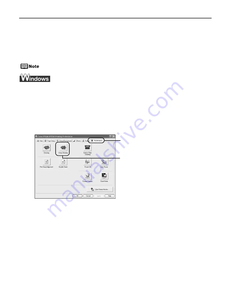 Canon iP8500 - PIXMA Color Inkjet Printer Quick Start Manual Download Page 61