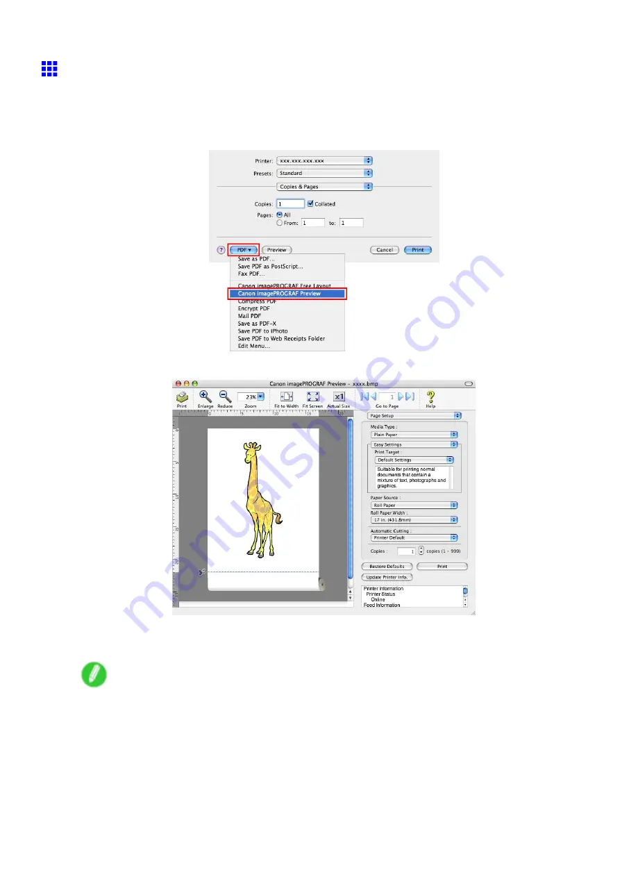 Canon iPF605 - imagePROGRAF Color Inkjet Printer User Manual Download Page 342