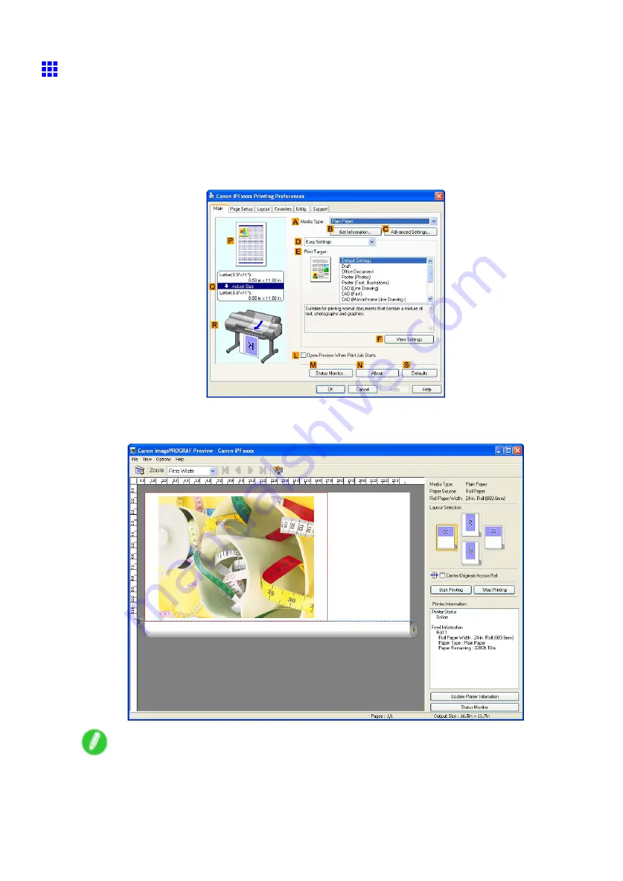 Canon iPF605 - imagePROGRAF Color Inkjet Printer User Manual Download Page 366