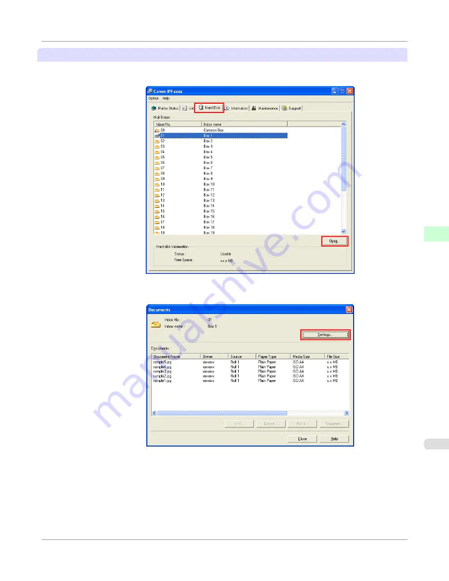 Canon iPF655 - imagePROGRAF Color Inkjet Printer User Manual Download Page 619