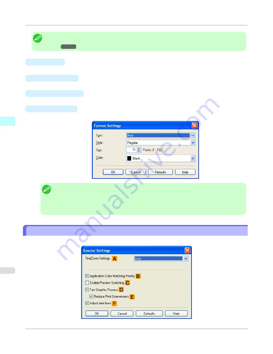 Canon iPF755 - imagePROGRAF Color Inkjet Printer User Manual Download Page 256