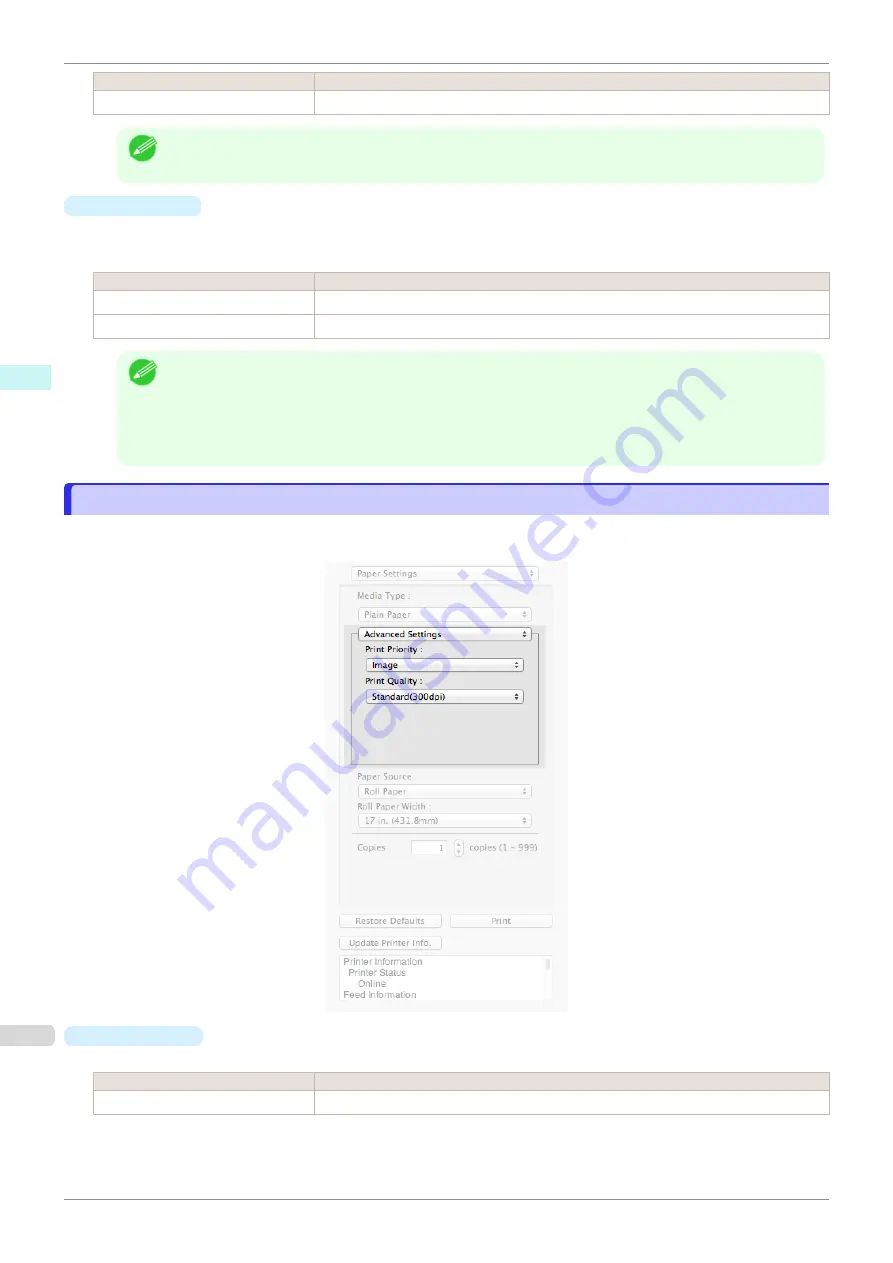 Canon IPF850 User Manual Download Page 292