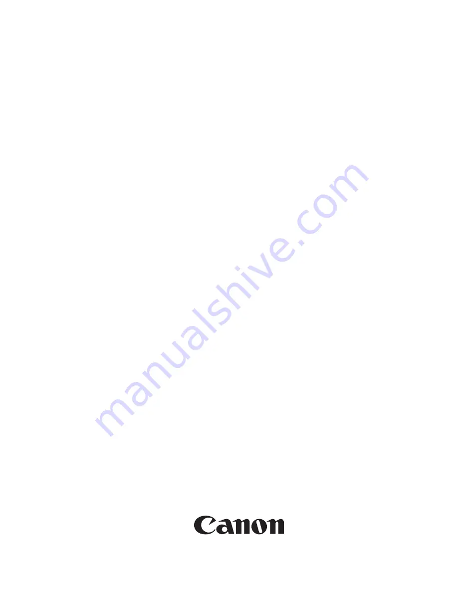 Canon iR5055 Service Manual Download Page 1