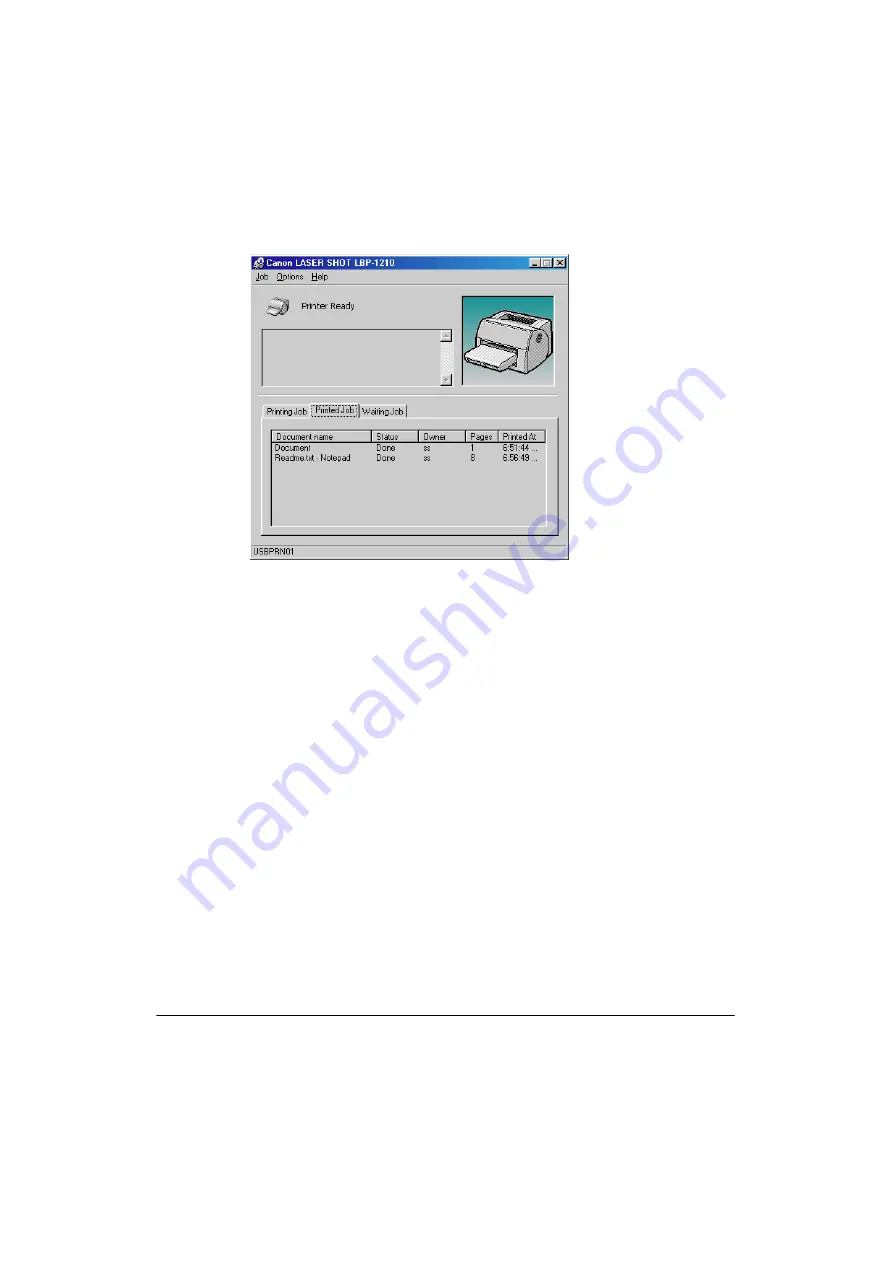 Canon LASER SHOT LBP-1210 User Manual Download Page 121