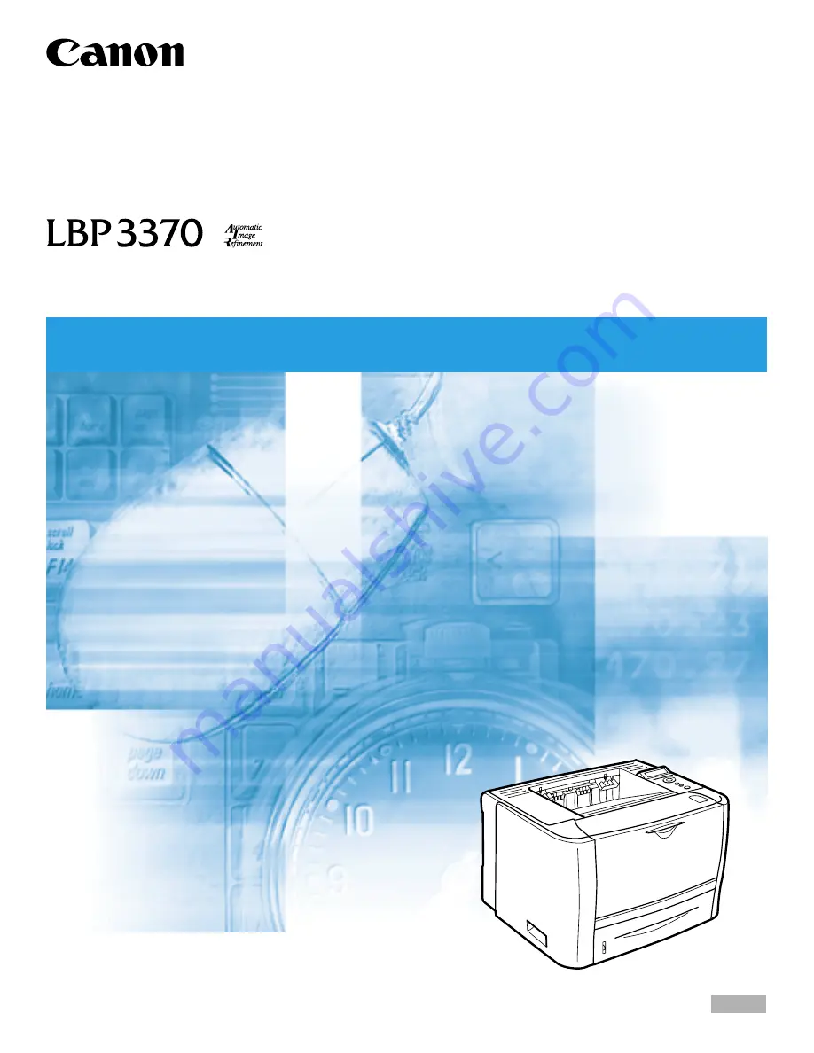 Canon LBP 3370 Скачать руководство пользователя страница 1