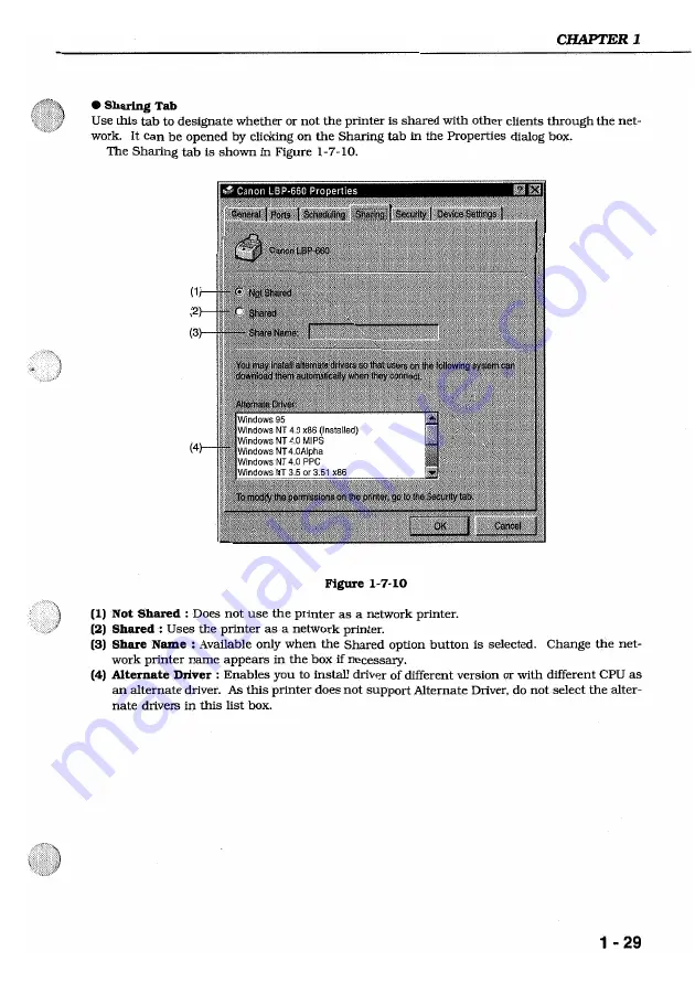 Canon LBP 660 - B/W Laser Printer Service Manual Download Page 37