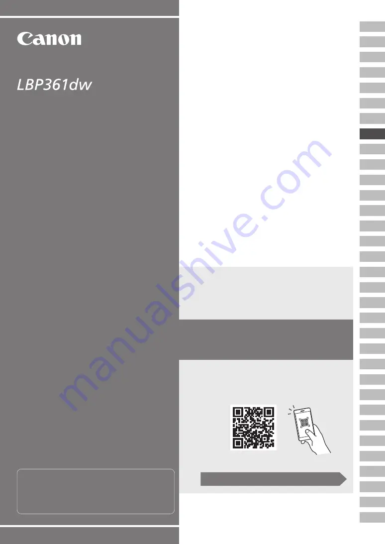 Canon LBP361dw Setup Manual Download Page 57