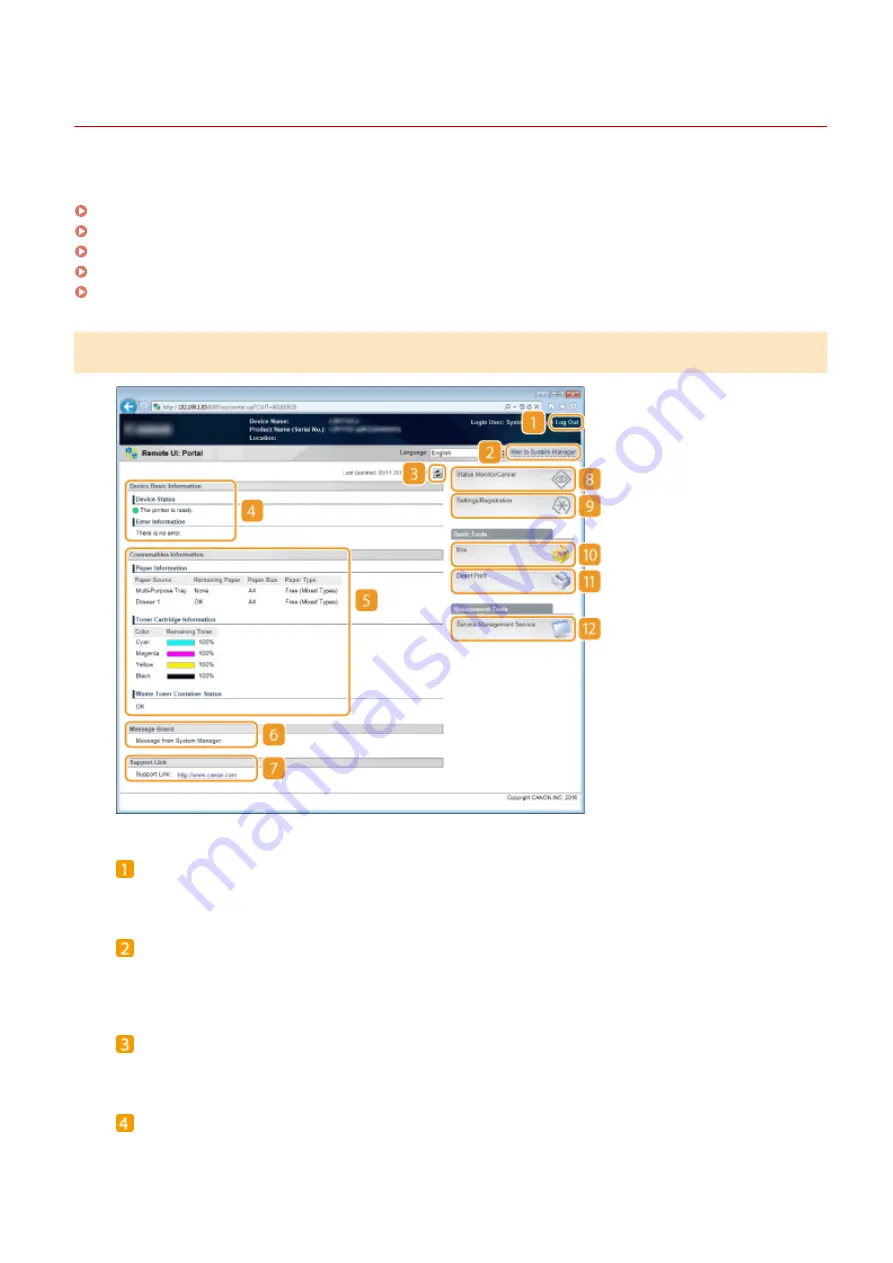 Canon LBP710Cx User Manual Download Page 345