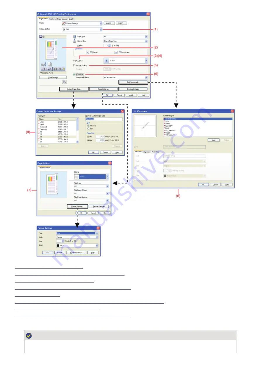 Canon LBP7210Cdn Manual Download Page 193