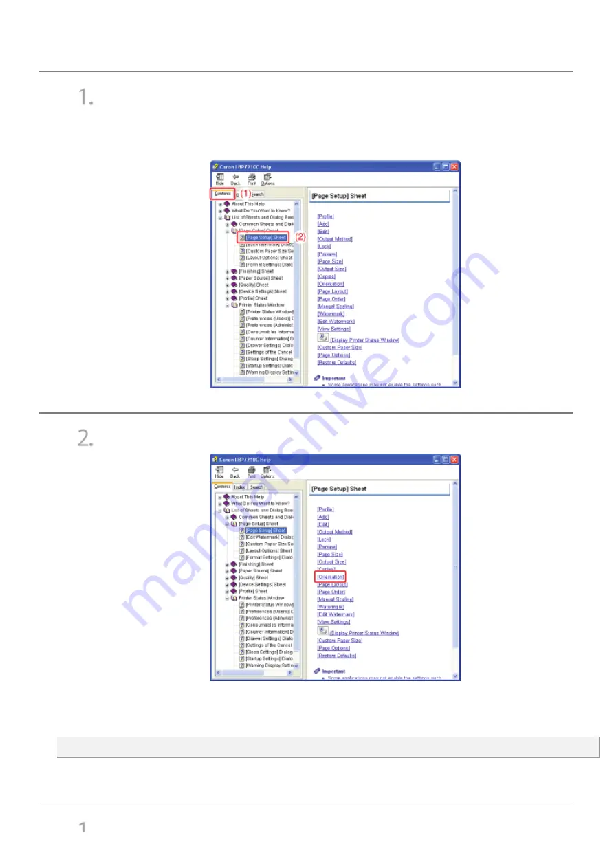 Canon LBP7210Cdn Manual Download Page 208