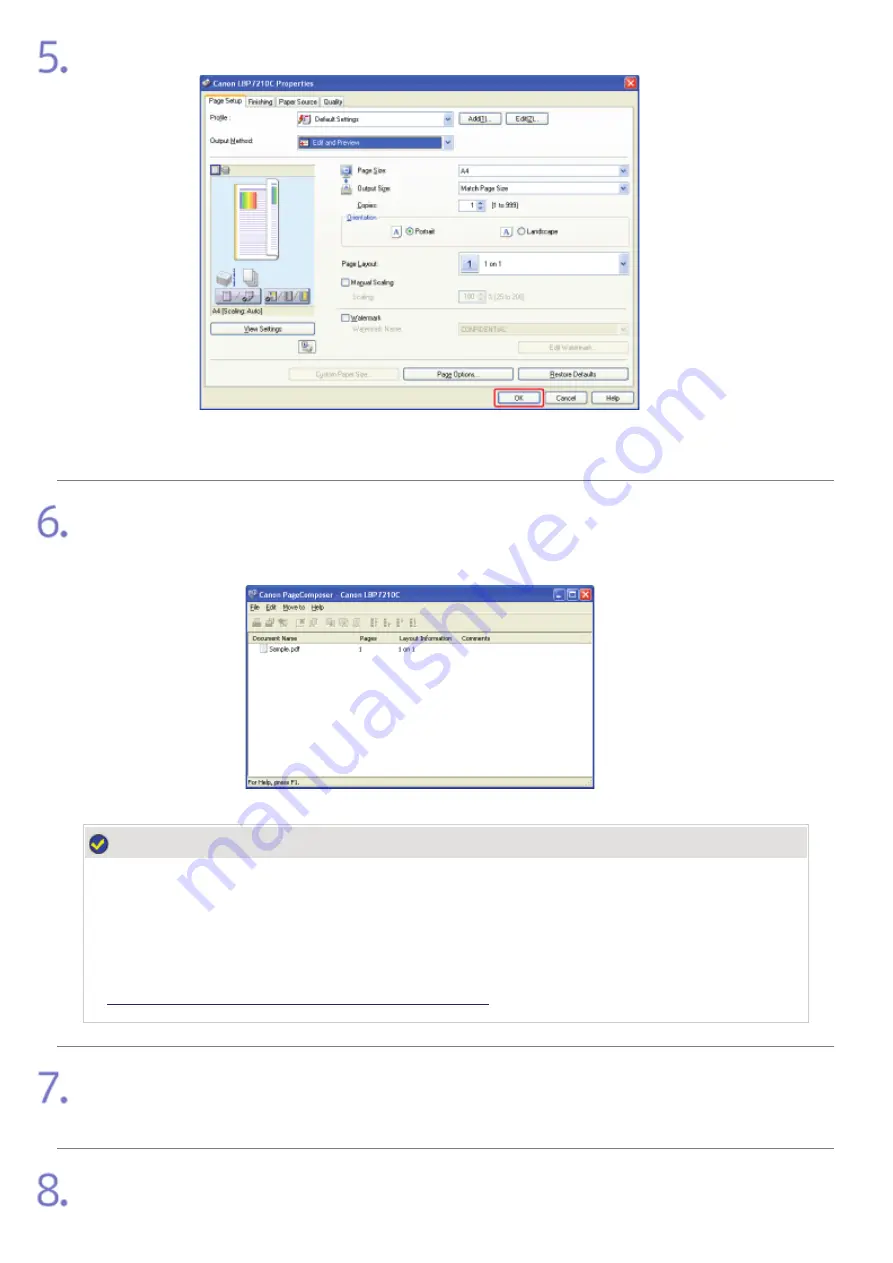 Canon LBP7210Cdn Manual Download Page 321