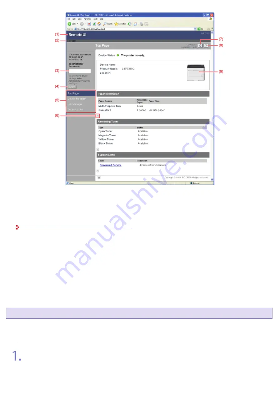 Canon LBP7210Cdn Скачать руководство пользователя страница 611