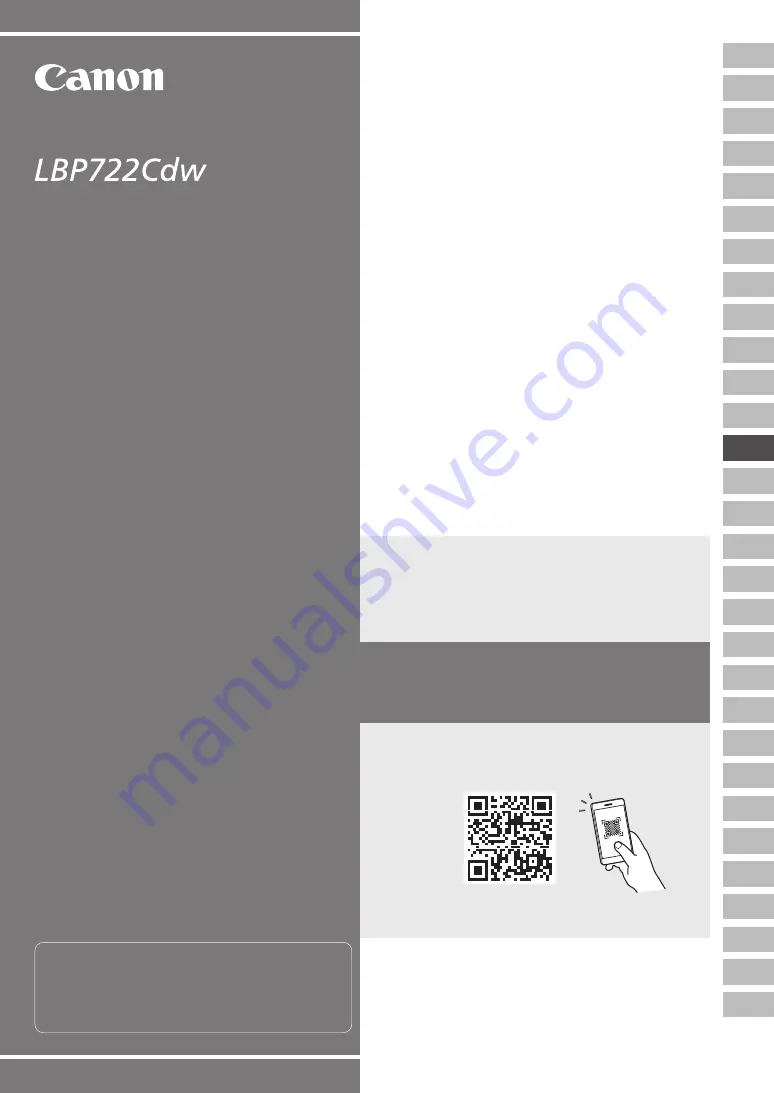 Canon LBP722Cdw Setup Manual Download Page 73