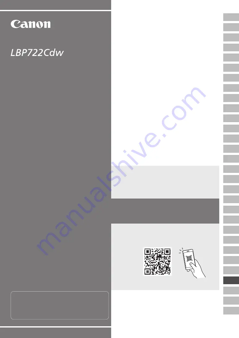 Canon LBP722Cdw Setup Manual Download Page 157