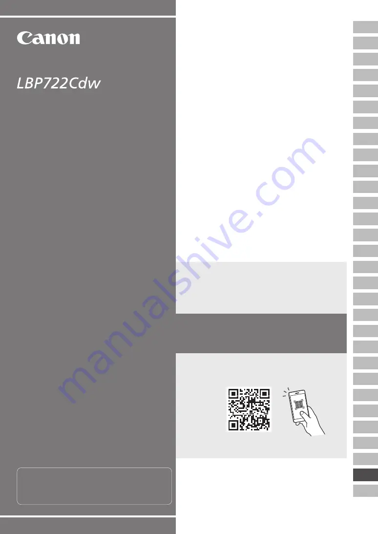 Canon LBP722Cdw Setup Manual Download Page 169