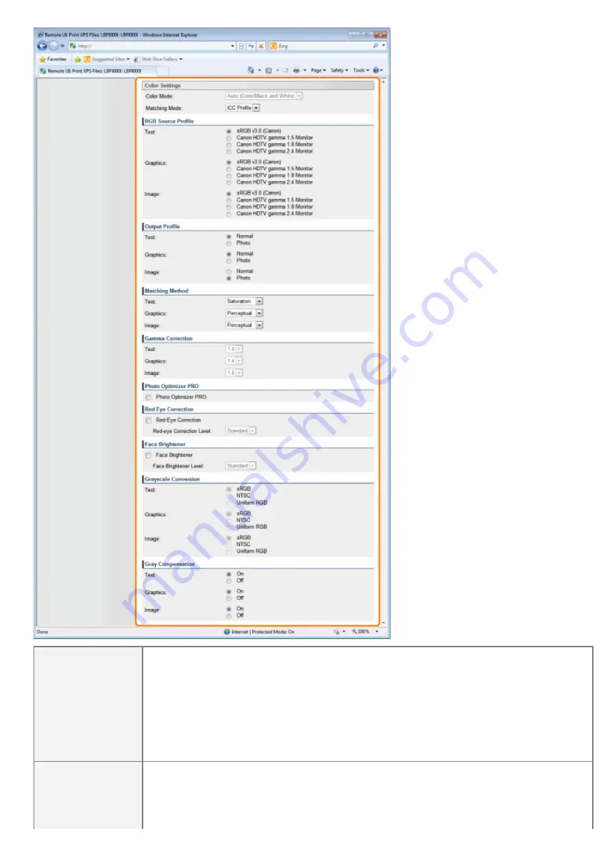 Canon LBP7780CX User Manual Download Page 307