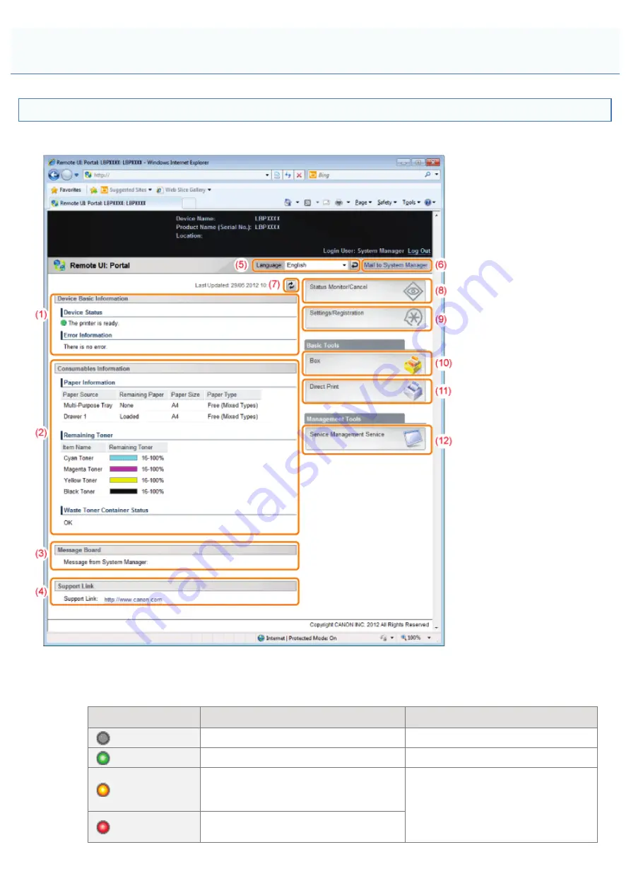 Canon LBP7780CX User Manual Download Page 547