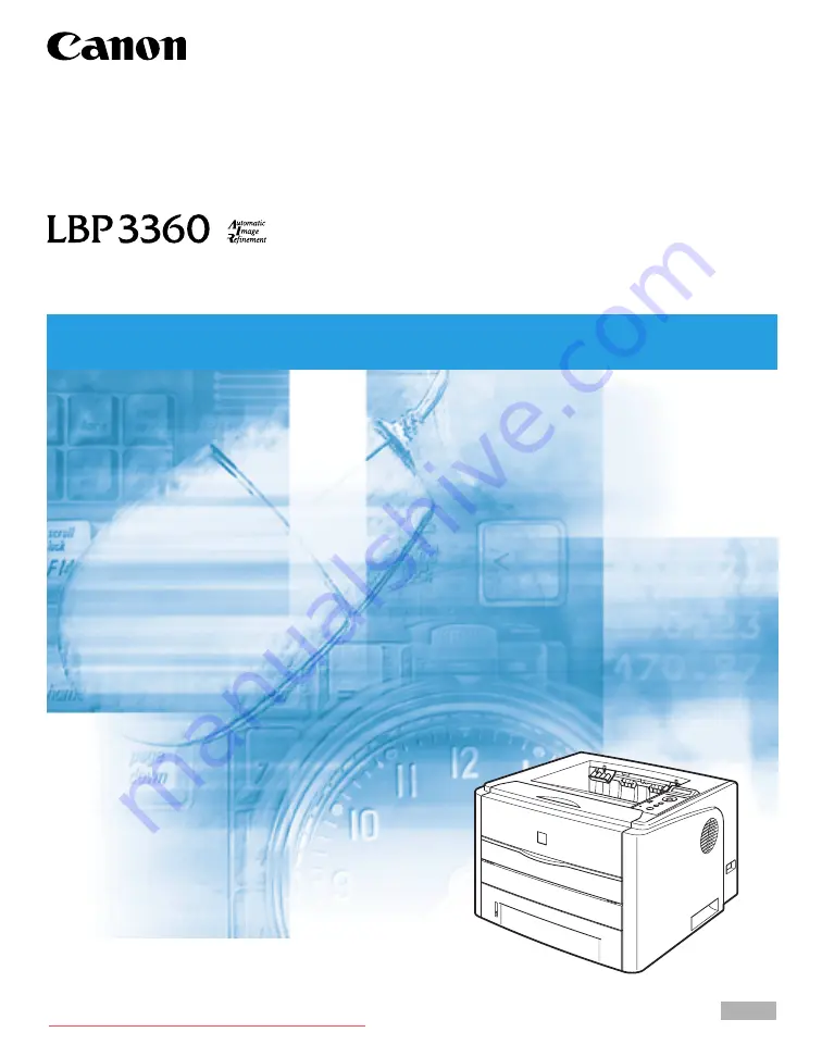 Canon lpb3360 Скачать руководство пользователя страница 1